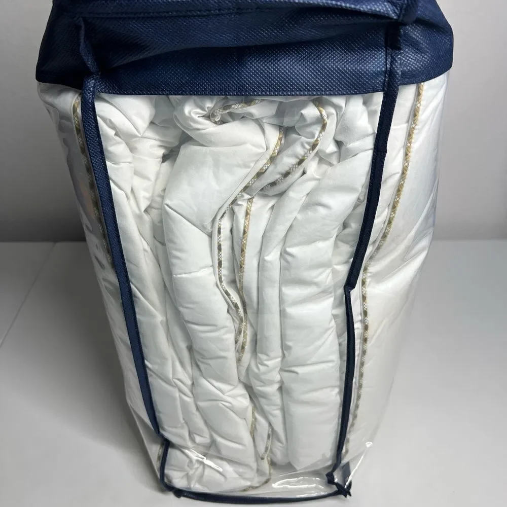 Pendleton Wool Cotton Queen Comforter  White Rare NWT